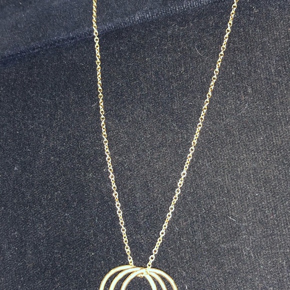 π 3 circle pendants 16β gold like chain - Picture 9 of 14